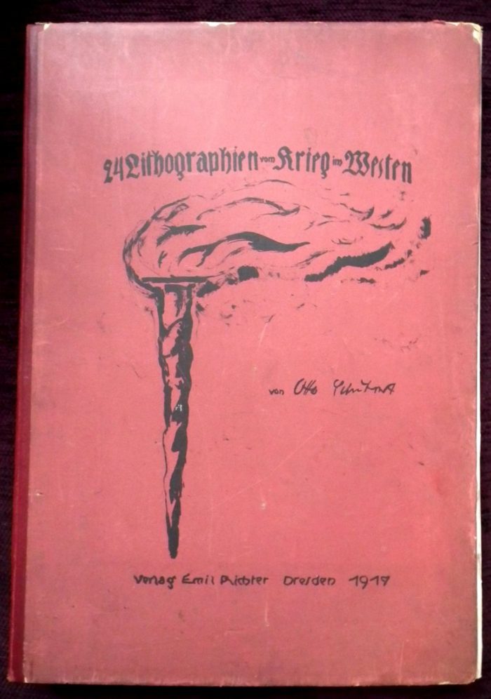 Schubert Otto: 24 Lithographien Krieg im Western. Emil Richter Dresden 1917.